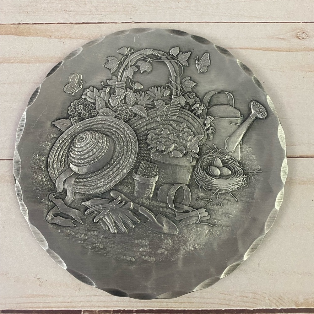 The Forge Williamsburg VA Gardening Trinket Plate Hand Hammered